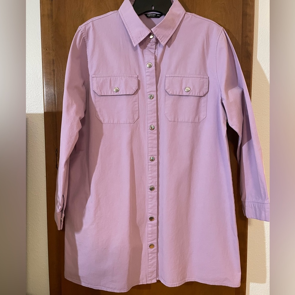 Heavyweight Long Sleeve Button Down